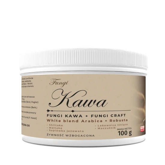 Kawa z grzybami - Arabica & Robusta z kompleksem grzybów witalnych