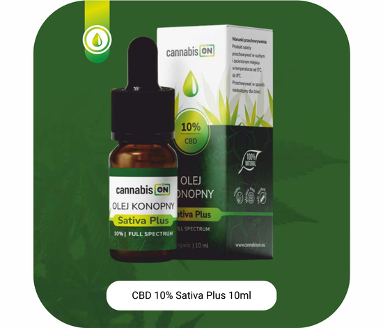 Olejek CBD 10% Sativa Plus - 10ml