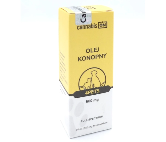 Olej konopny 4PETS 500mg -10ml