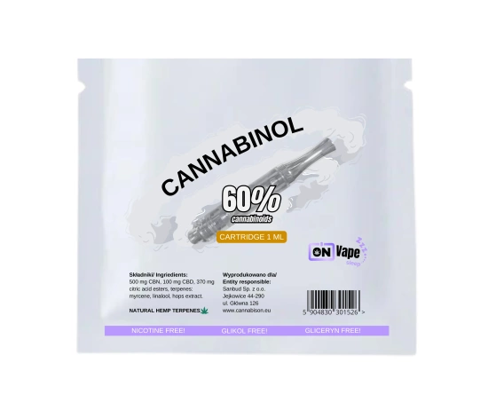 Waporyzator CBN olejek SLEEP Vape Pen