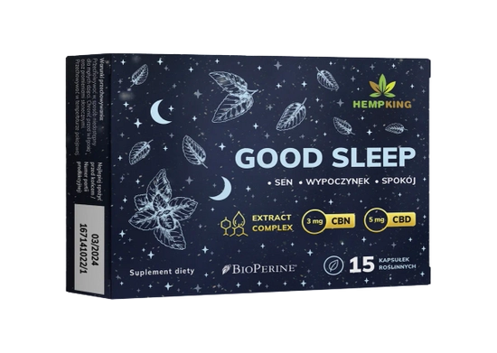 Kapsułki na sen Good Sleep - Hempking