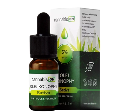 Olej CBD 5% Sativa - 10ml