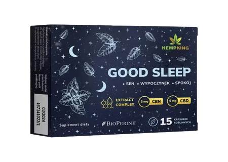 Kapsułki na sen Good Sleep - Hempking