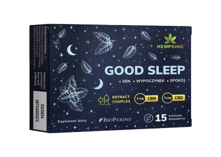 Kapsułki na sen Good Sleep - Hempking