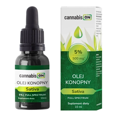 Olej CBD 5% Sativa - 10ml