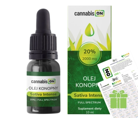 Olejek konopny 20% 2000mg CBD 10ml