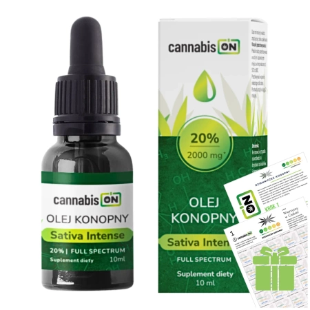 Olejek konopny 20% 2000mg CBD 10ml