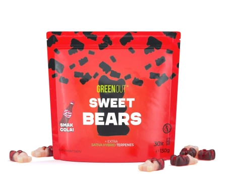 Żelki konopne Green Out® Sweet Bears Cola
