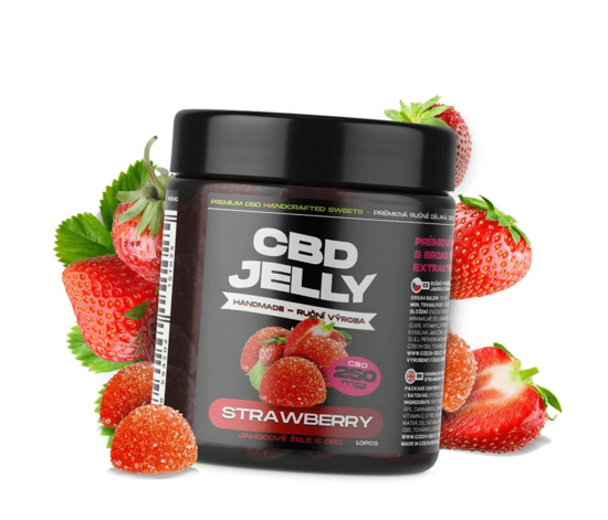 Żelki CBD Truskawkowe 250 mg - Czech CBD